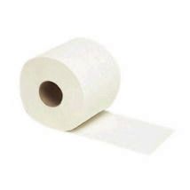 Hvidt, trelags toiletpapir i luksuskvalitet