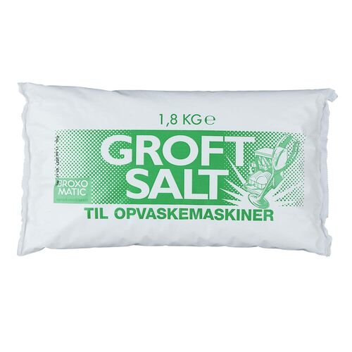 Groft salt til opvaskemaskine 6x1,8 kg