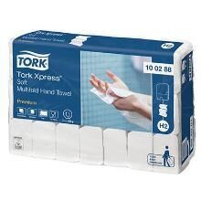 Håndklædeark Tork Xpress prem H2 multifold 2 lag soft 4 fold. 21.2x34x8.5 cm.
