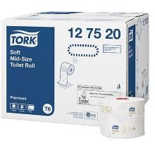 Toiletpapir Tork premium T6 Mid-size 2 lag soft 90 meter
