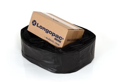 Longopac mini sort posekassette  strong 45 m & 75 clips