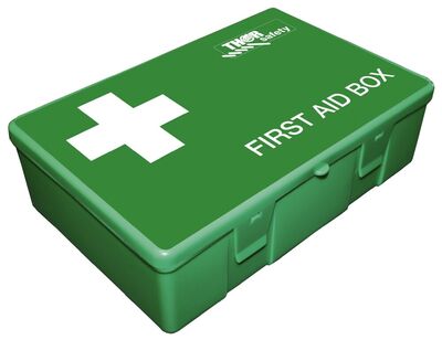 First Aid Box inkl. EyeCare øjenskyl