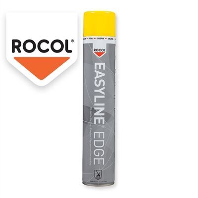 Rocol Easyline Edge markeringsspray 750 mlGul - Bestil via Virena.dk