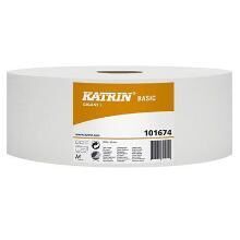 Toiletpapir Katrin basic jumbo maxi 1 lag. 585 meter.