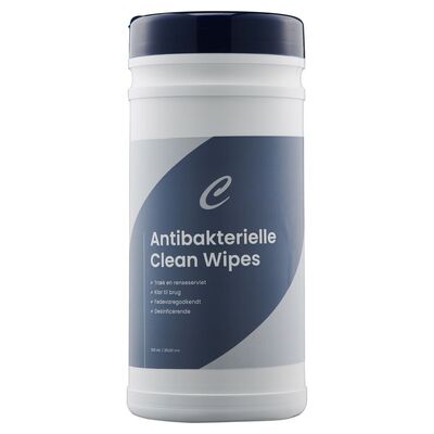 Antibakterielle Clean Wipes 200 stk.Desinficerende renseservietter