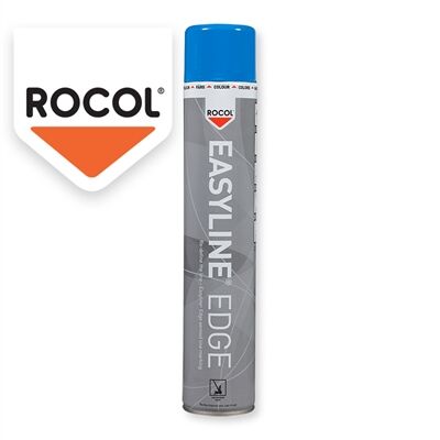 Rocol Easyline Edge markeringsspray 750 mlBlå - Bestil via Virena.dk